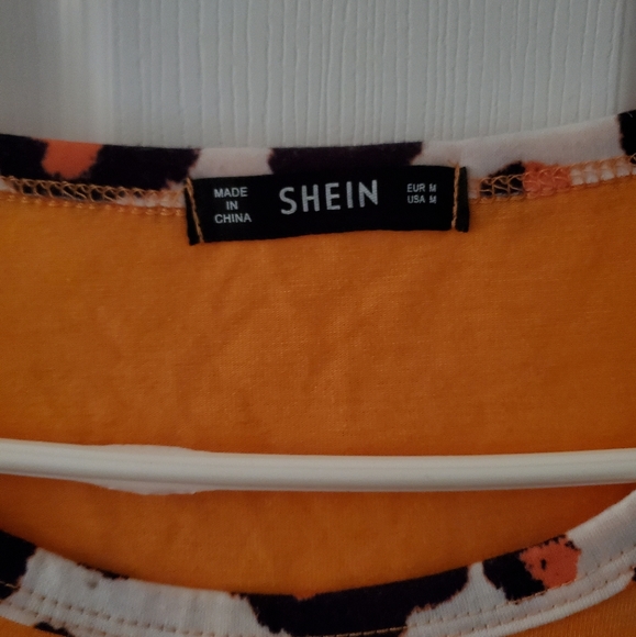 Orange women's t-shirt size M - Picture 3 of 4